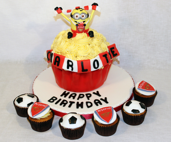 Minion Football Cake